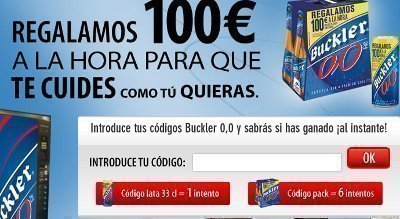 buckler cero cero 100 euros a la hora
