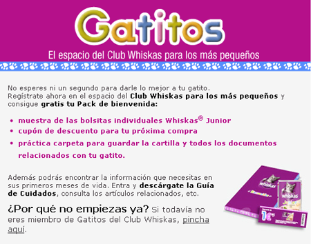 whiskas muestras gratuitas