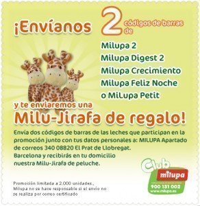 milupa regalos