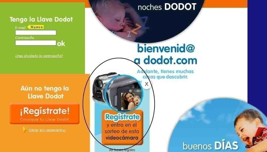 promociones dodot - muestras gratis bebe - sorteos bebe