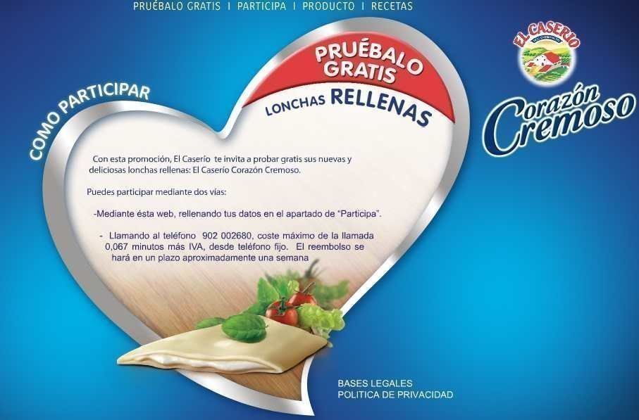 Muestras gratis Queso El Caserio