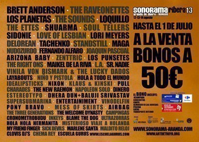 Sonorama 2010 - Festival de musica - Entradas gratis