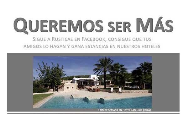 Sorteo de estancias en Cabañas Rusticae