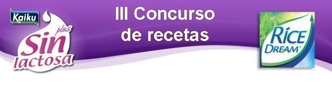 Concurso de recetas sin lactosa