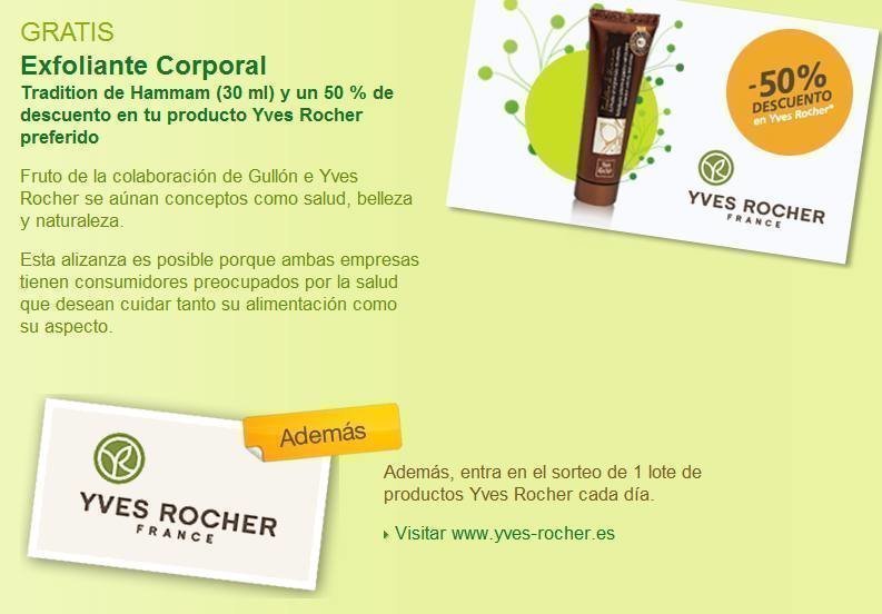 Muestras gratis Yves Rocher