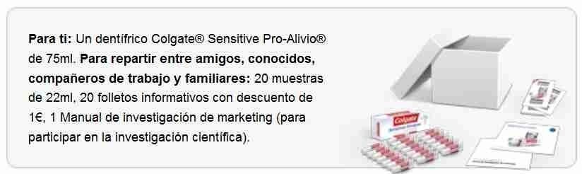 Muestras gratis de Colgate