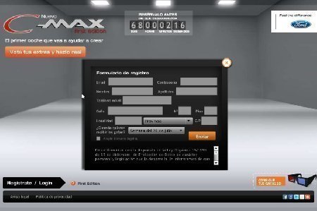 Muestras Gratis de Gafas 3D de FORD