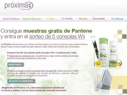 Muestras Gratis Pantene