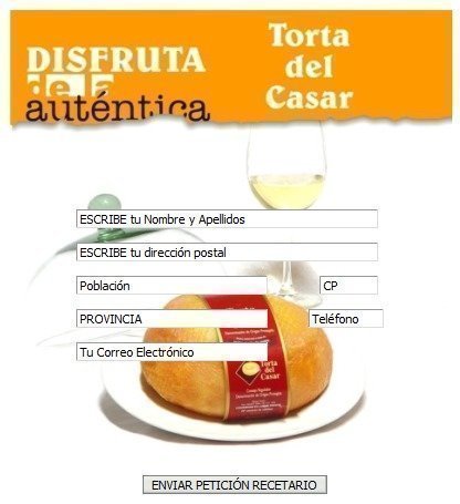 Recetario Gratis Torta del Casar