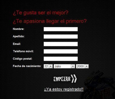 Registrarse Concurso en Packard Bell