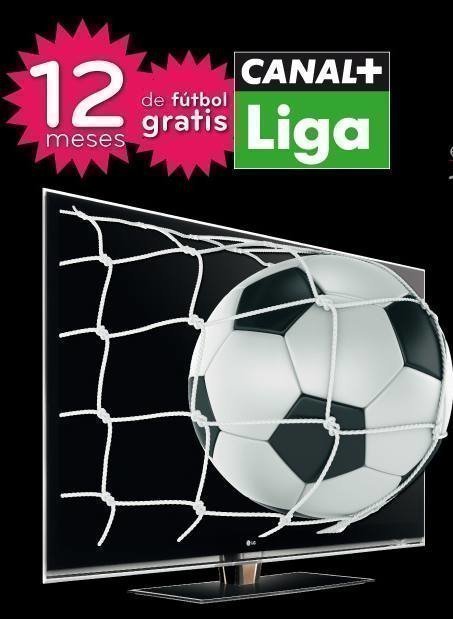 Promocion de LG Televisor con 1 año de futbol gratis