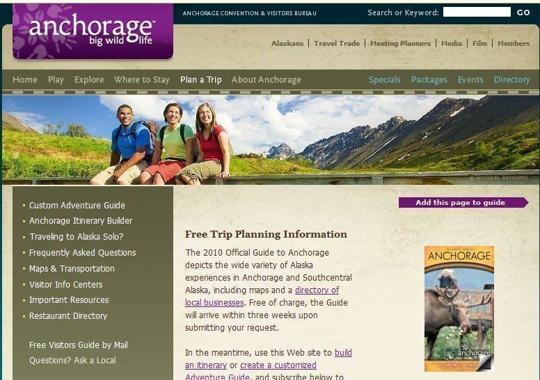 Guia de Turismo Gratis de Anchorage