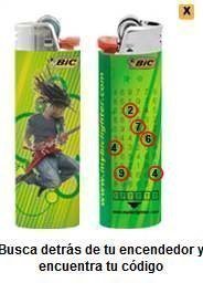 Sorteo de encendedores BIC - Codigo de BIC