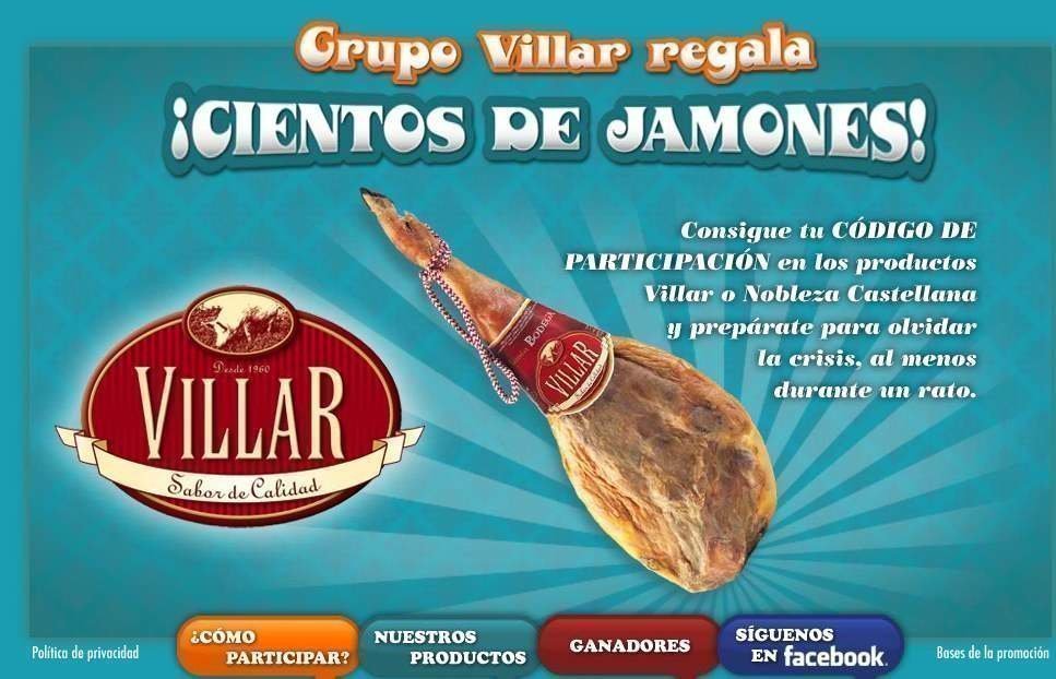 Sorteo Villar Jamones