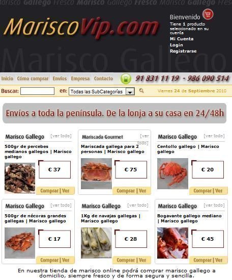 Cupones descuento Mariscos