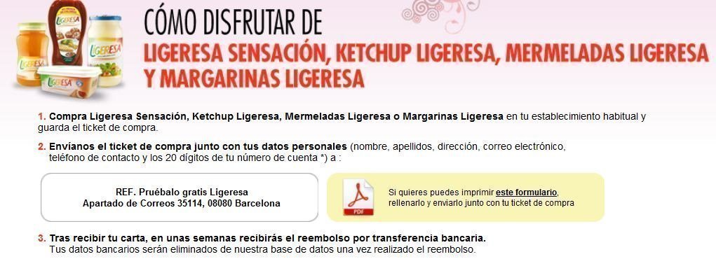 Muestras Gratis Ligeresa