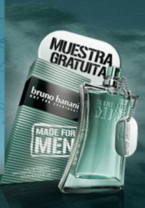 Muestra Gratis Made for Men de Bruno BANANI