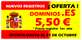 Cupones Descuento Dominios España