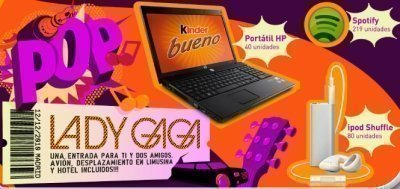 Premio Entradas concierto lady gaga