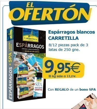 Regalo Directo Carretilla Bono SPA