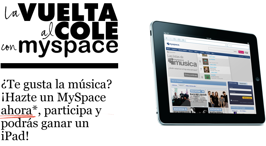 Sorteo Gratis Myspace IPAD
