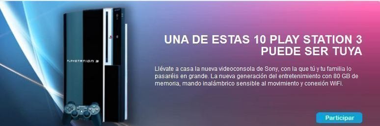 Sorteo de Play Station 3