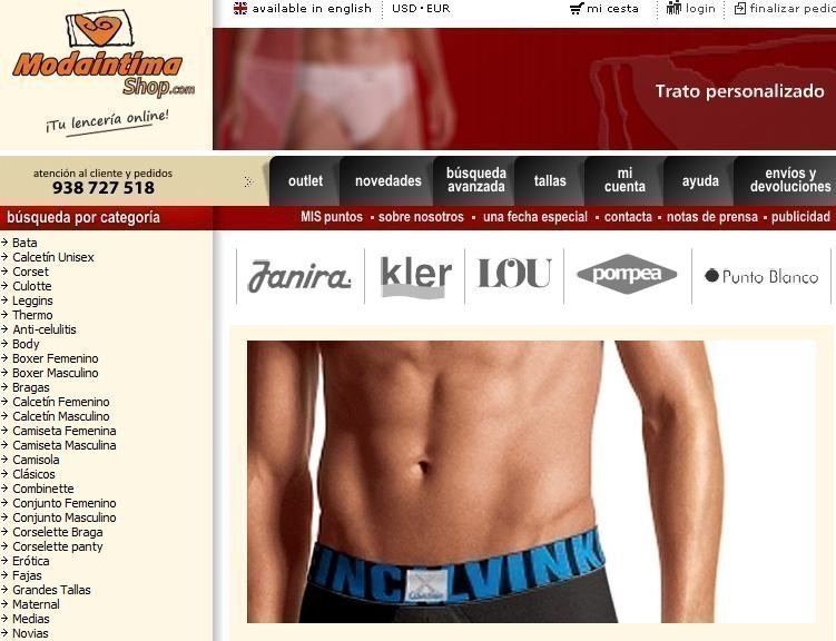 Moda Intima Hombre y Mujer Cupon descuento