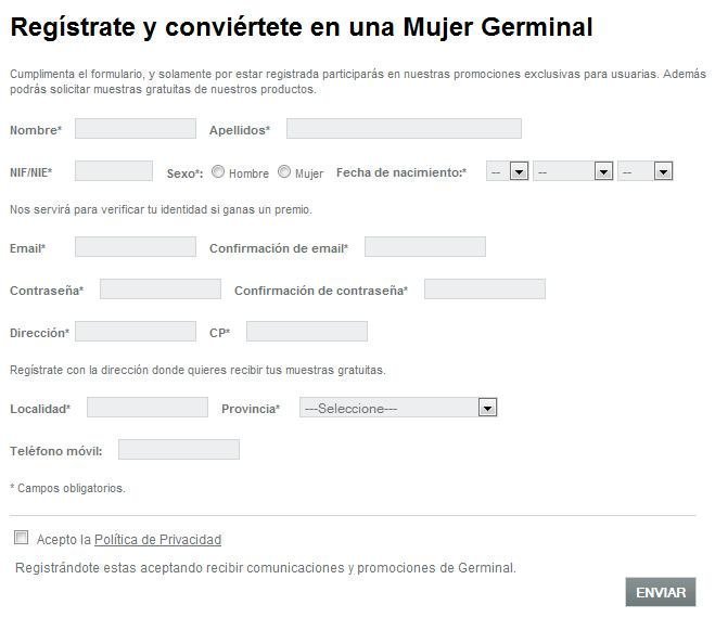 Muestras Gratis Germinal