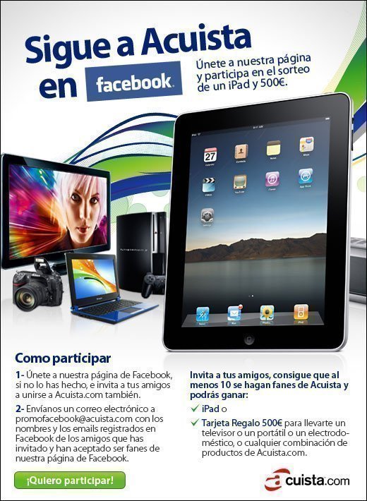 Promocion sigue al acuista