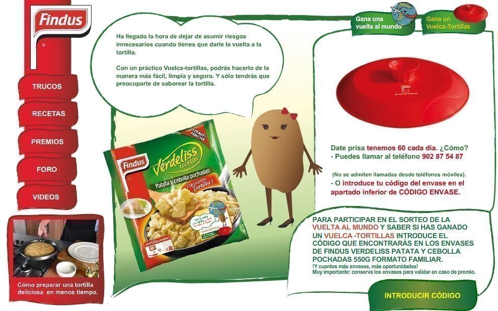 Regalo directo Findus Verdeliss