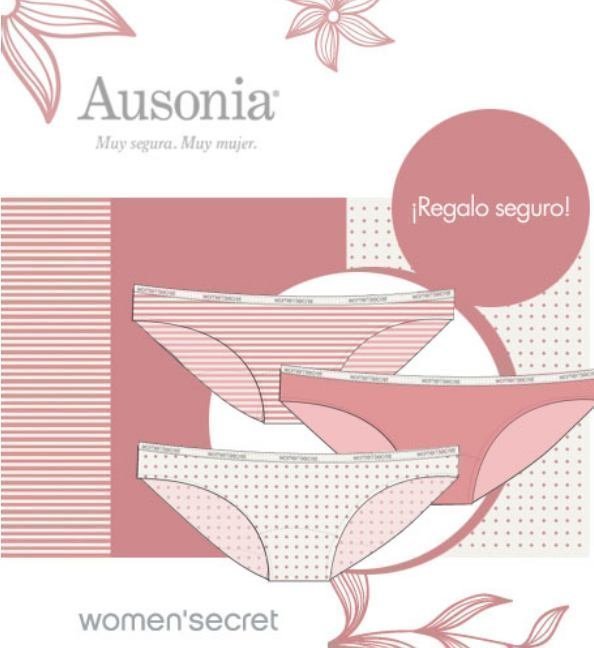 Regalo seguro braguitas women secret codigos de Ausonia