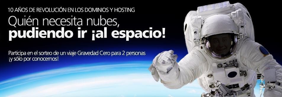 Sorteo de viaje Gravedad Cero