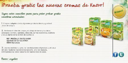 Muestras Gratis Knorr