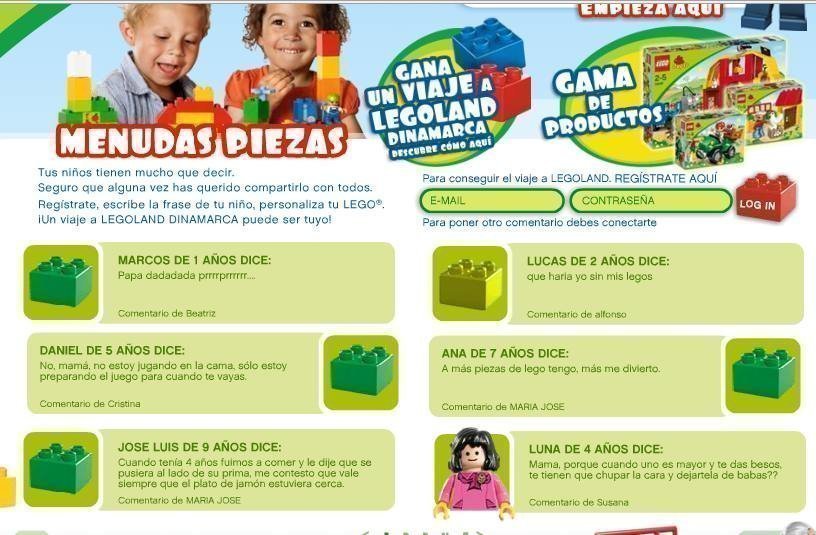 Sorteo de un viaje a Legoland de LEGO