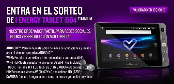 Sorteo Tablet Android