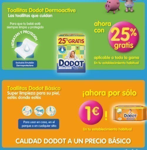 Oferta Toallitas Dodot