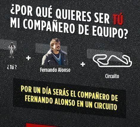 Concurso Fernando Alonso Banco Santander