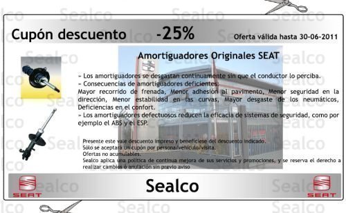 Cupones Descuento Seat