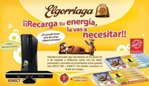 Sorteo de Chocolates El Gorriaga :: Gana consolas Xbox con Kinect