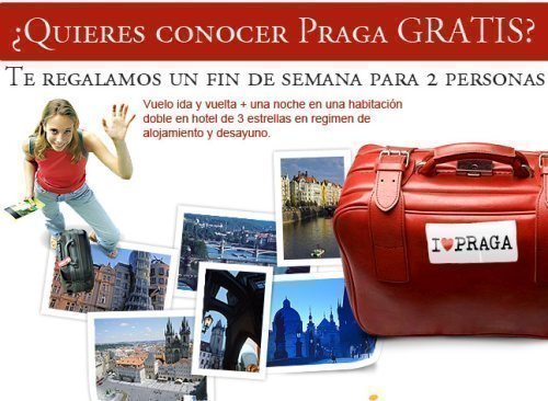 Sorteo de viaje a Praga