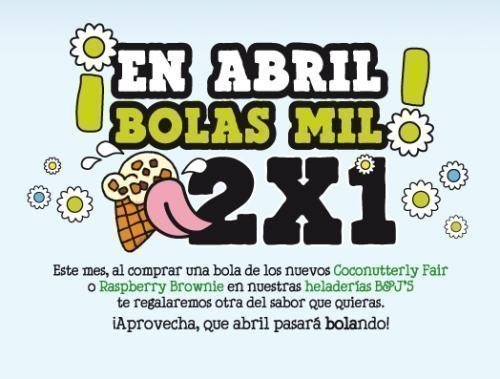 Oferta 2x1 Ben Jerrys