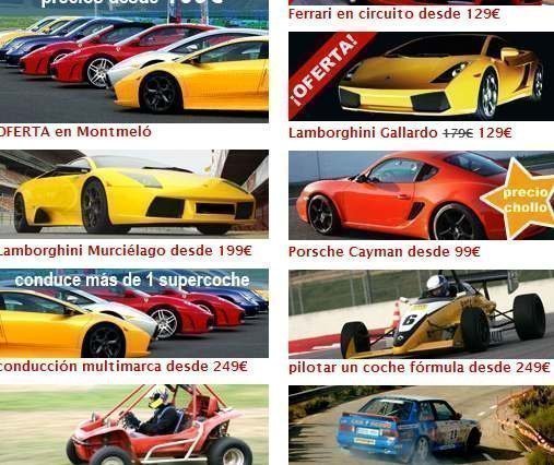 Cupones Descuento Experiencia de Conduccion