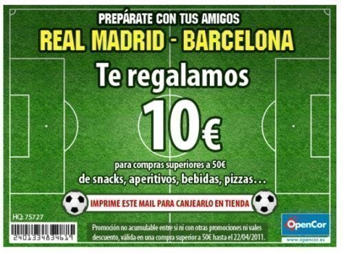 Cupones Descuento Barcelona Real Madrid