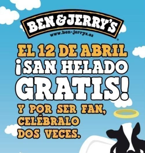 Helado Ben Jerrys Gratis