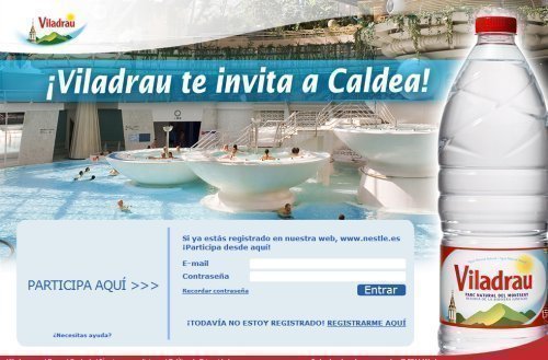Promocion Agua Mineral Viladrau