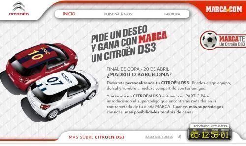 Sorteo de Citroen Barca RealMadrid