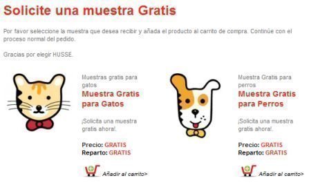 Muestras gratis Husse