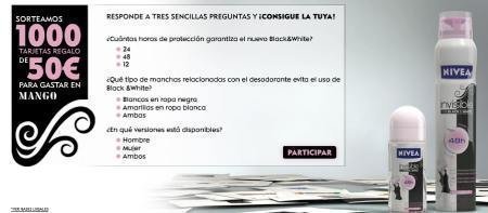 Sorteo de Nivea-Mango