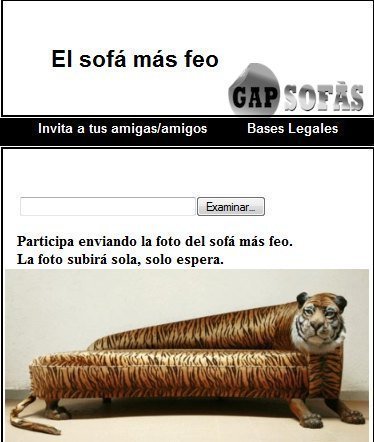 Concurso el sofa mas feo