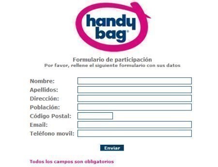 Muestras gratis bolsas recicladas
